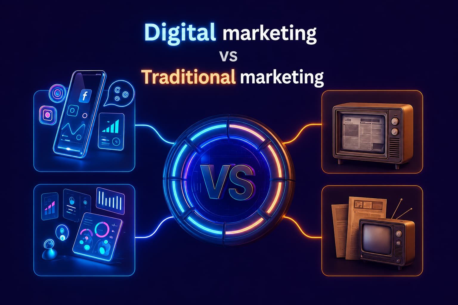 Digital Marketing versus Traditional Marketing: Which One Works